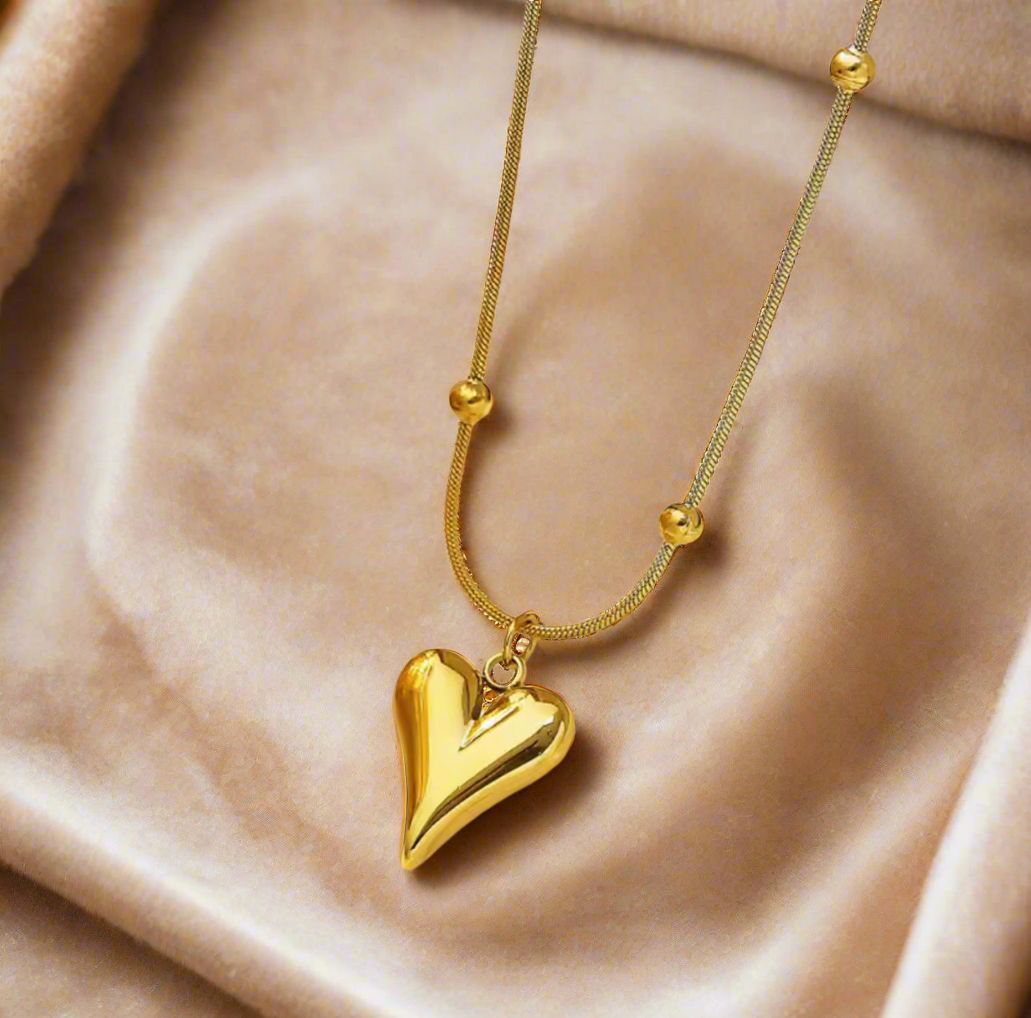 💖 Eternal Heart Pendant – Girly Jewells Edition ✨