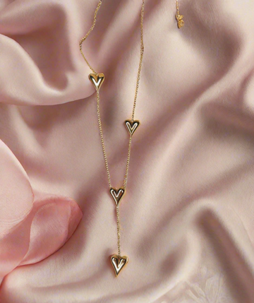 Hearts in Harmony Lariat Necklace π Girly Jewells π