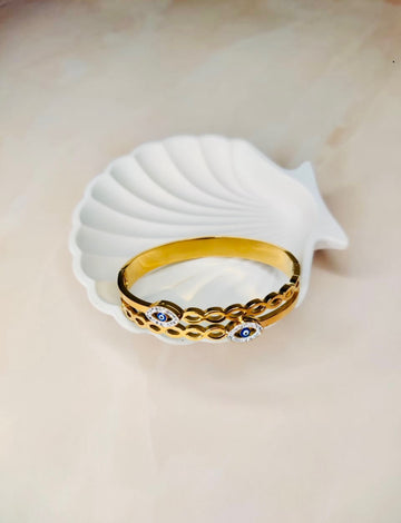 Glow & Guard β Aurena Evil Eye Bracelet π₯ by Girly Jewells π