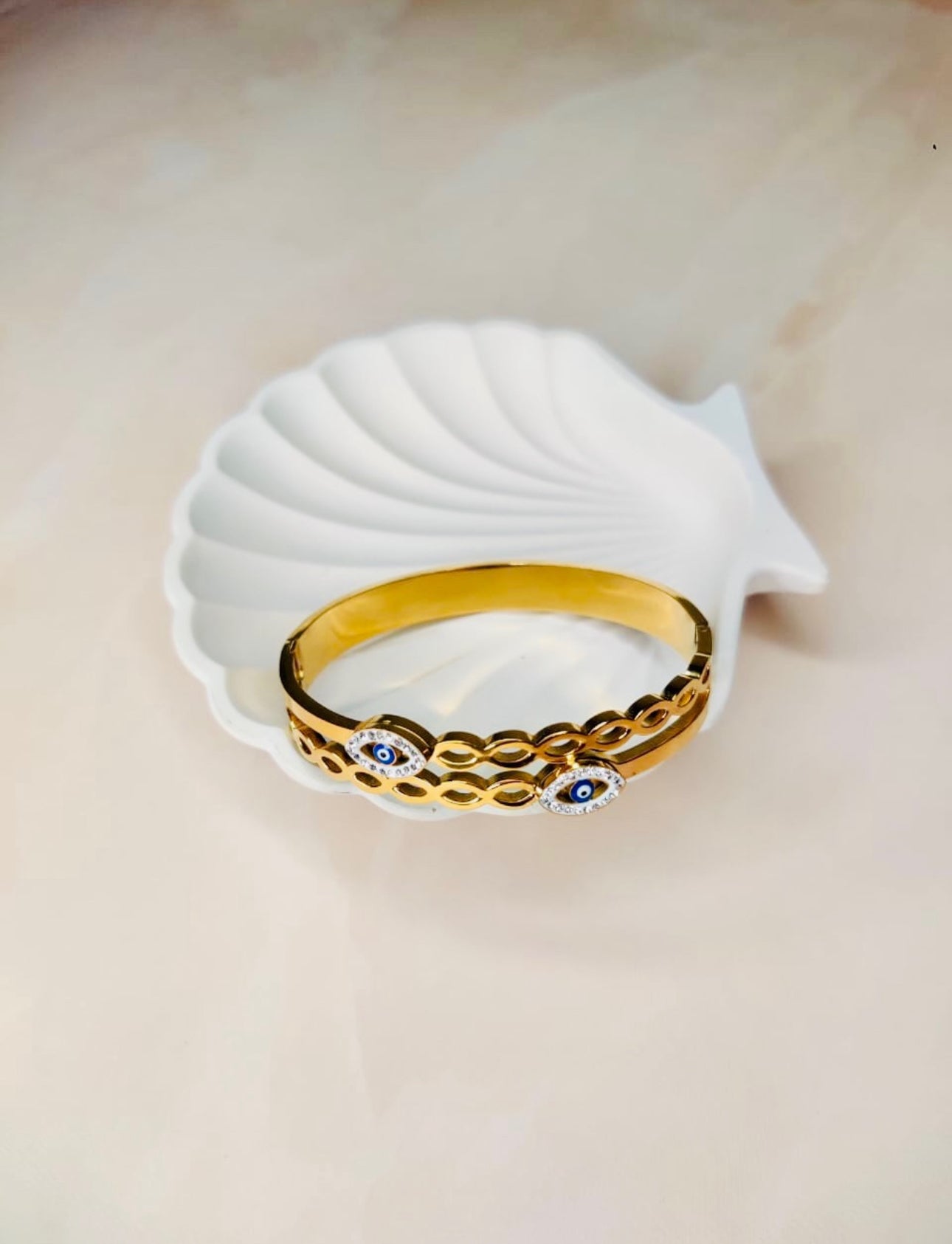 Glow & Guard – Aurena Evil Eye Bracelet 🔥 by Girly Jewells 💎