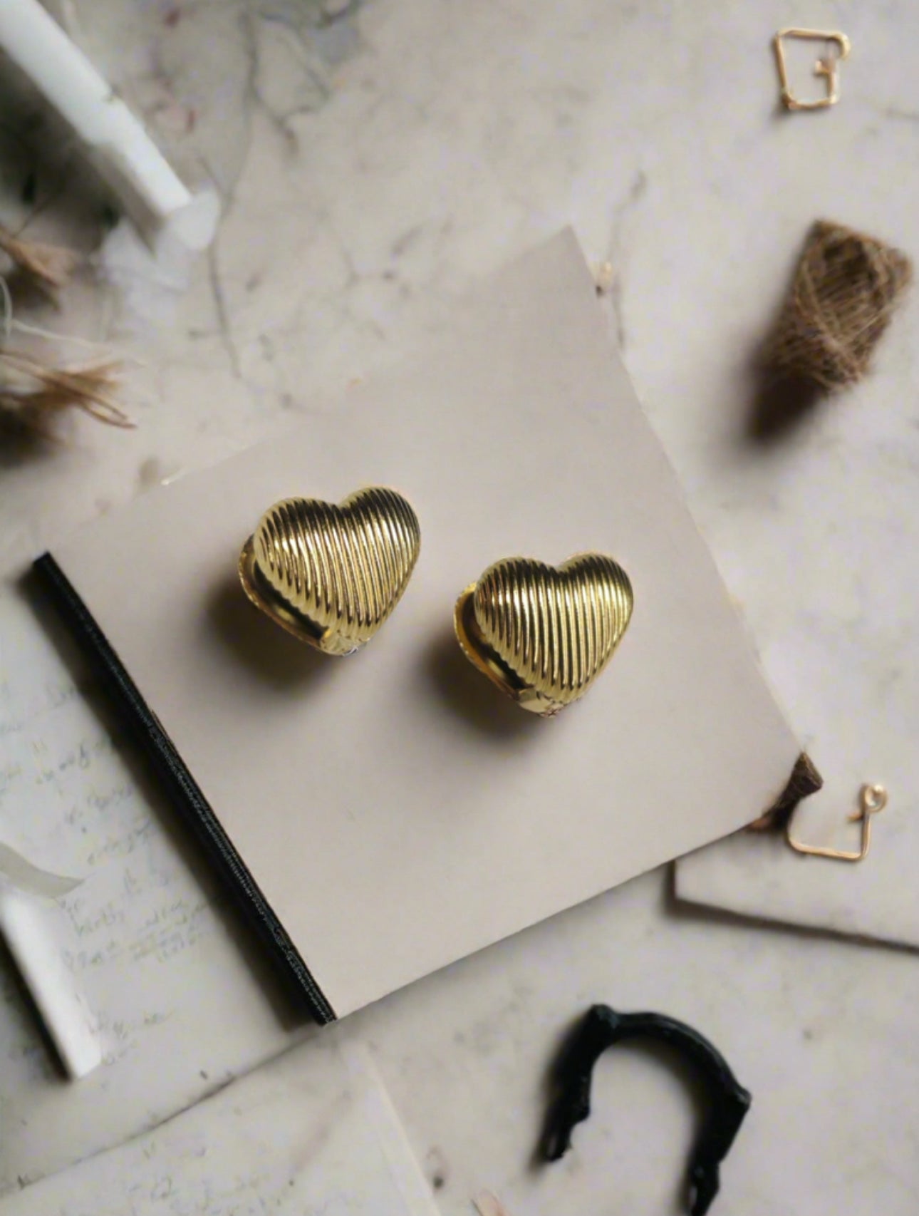 💫 Heart of Gold – Signature Studs by Girly Jewells 💖