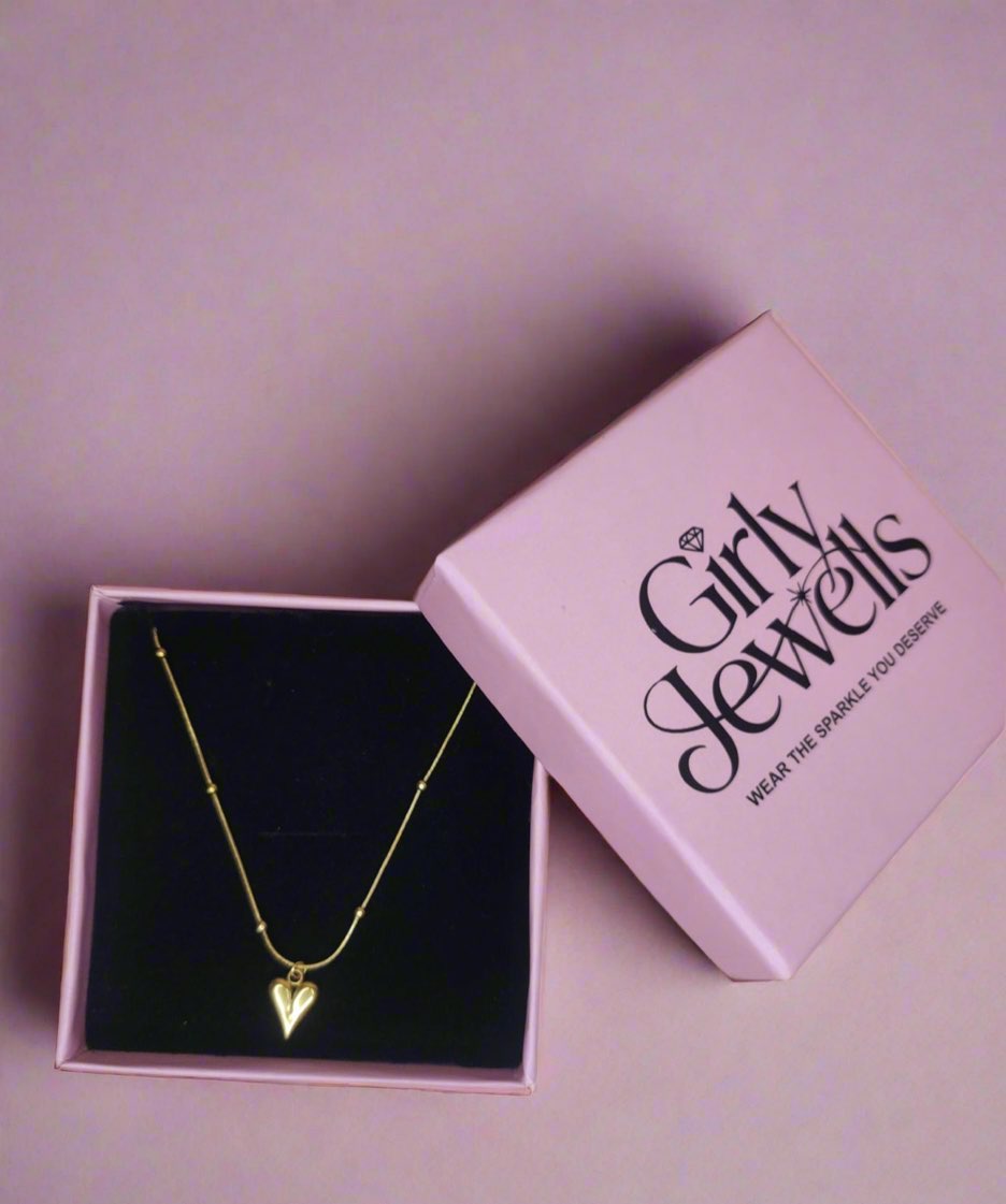 💖 Eternal Heart Pendant – Girly Jewells Edition ✨